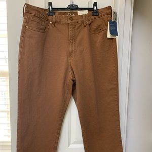 brown wide leg pants